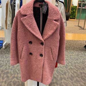 Topshop Rose Teddy Jacket